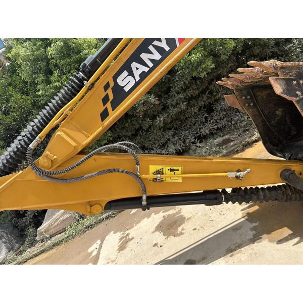Yellow 13 Ton Chinese Used Excavator Sany 135 0.7m3 Bucket Capacity