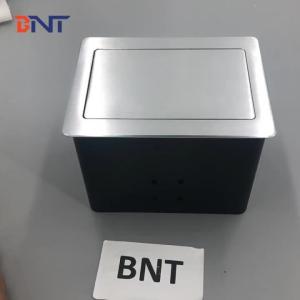 Wholesale Aluminum universal multimedia hydraulic tabletop power socket box from china suppliers