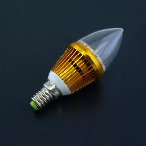 Wholesale Warm Light TOPIN E14 3W Led Candle Bulb Decoration Golden Metal Shell 5V-265V from china suppliers