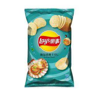 Wholesale Exclusive Exporter's Pick: Lays Pan-Seared Scallops Potato Chips - 34g - Enhance Your Asian Snack Assortment from china suppliers