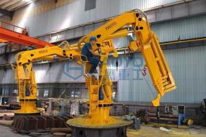 Wholesale HAOYO Marine Crane Hydraulic Crane Small Boat/Marine/Ship Crane for Sale from china suppliers