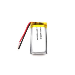Wholesale 3.7V 700mAh 602060 Li-Ion Batteries OEM Lipo Electrical Battery 4.2V Charging Voltage 2.59Wh 800mAh from china suppliers