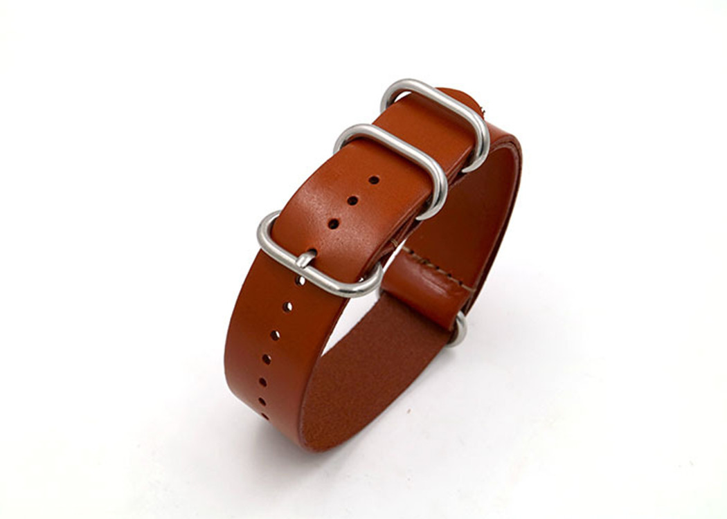 Professional Custom Mens Watches Leather Band , Sport Watch Bands Three Color