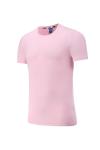 Pink Color 160gsm All Cotton Tee Shirts For Women