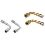 Copper 1.5 Inch 90 Degree Valve Stem Extension Adapter For Motorcycles