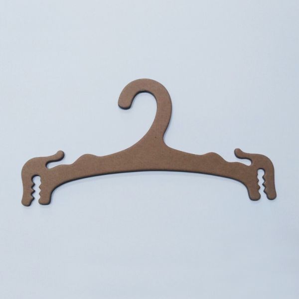Eco-Friendly Space Saving Single and Double Layer Recycled Cardboard Hangers for Clothing Organizer