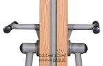 outdoor wooden fitness equipment leg exercise machine