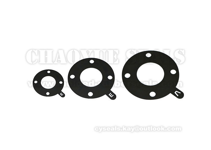 Steam Hot Water Vapour Resistance Q Shape Frost Black EPDM Rubber Gasket Washer 