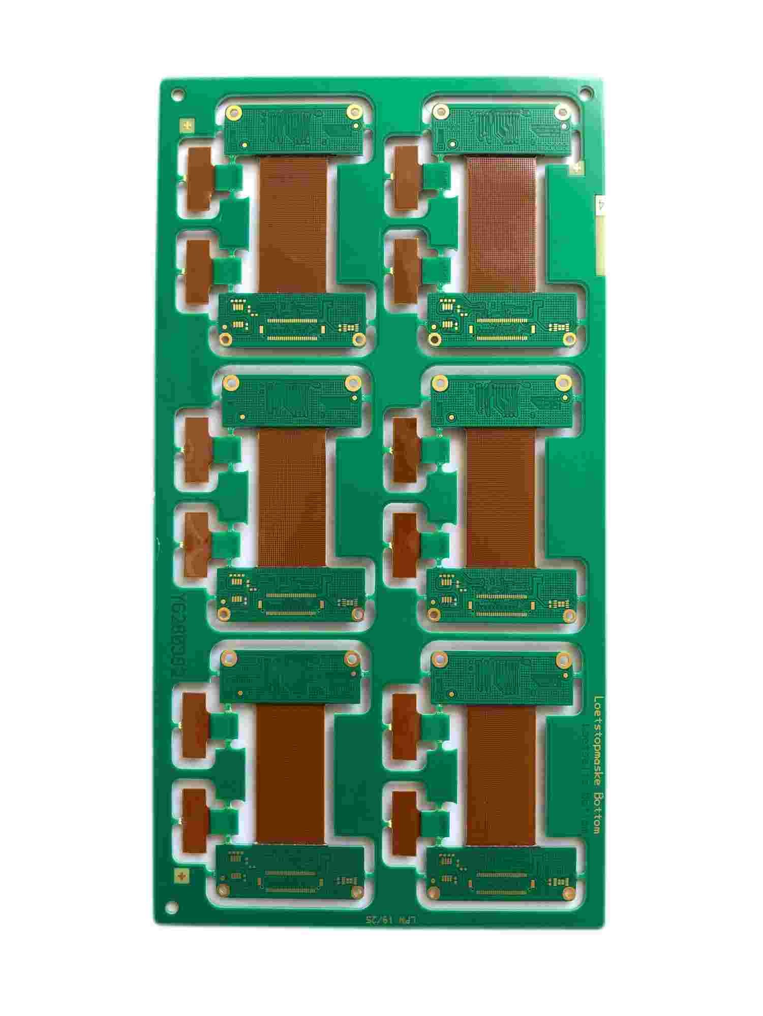 Immersion Silver Multilayer Flexible PCB Circuit Board 1.2mm 3oz