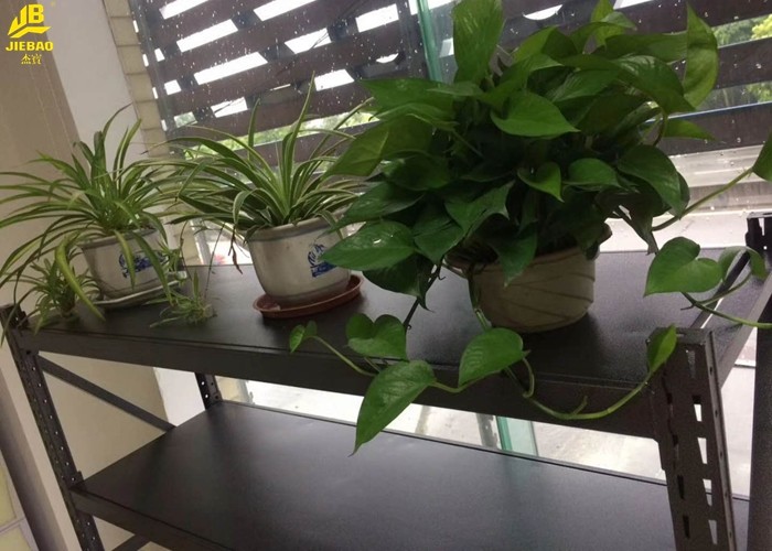 Flower Pot Disply Light Metal Shelving , 1800mm High Commercial Storage Shelves