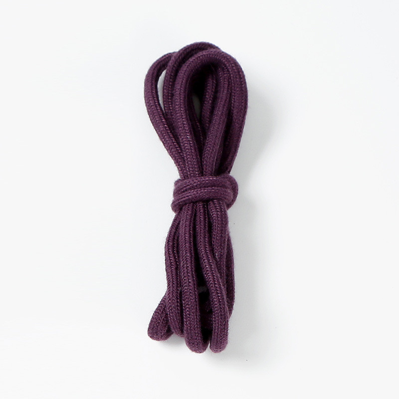 Blue Brown 6mm Braided Cotton Rope For Garment Drawstring