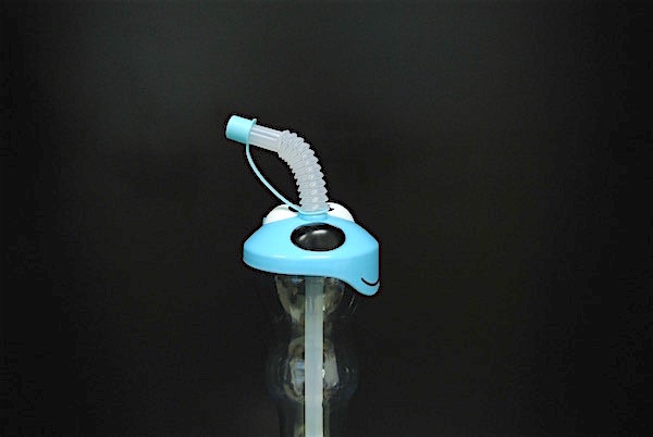 Long Blue Caterpillar Water Bottle , Animal Water Bottle For Kids 35*6*5cm