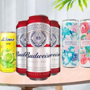 Wholesale Standard Sleek Slim Stubby Custom Printed Aluminum Beer Cans 211mm Dia from china suppliers