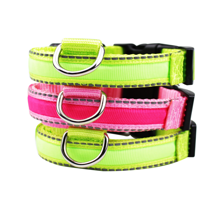 Luminous Waterproof LED Dog Collar Christmas Use Small Flashing