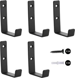 Wholesale Rohs Certified Towel Hooks Heavy Duty Black Wall Hooks 0.51*0.51*3.7inch Dimensions from china suppliers