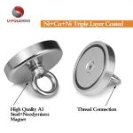 Strong Round Fishing Magnet for Salvage and Treasure Hunting Tolerance ±0.1mm