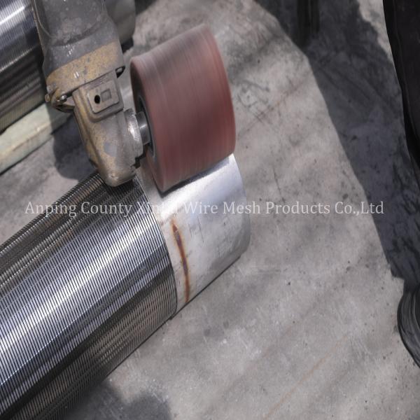 Filtration Galvanized Q235 Wedge Wire Stainless Steel V Wire Johnson Continuous