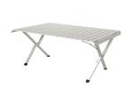 Plywood Aluminum Patio Dining Table With Powder Coated Frame