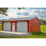 50mm 75mm Sandwich Panel Pole Barn Warehouse Prefab Steel Structure Shed