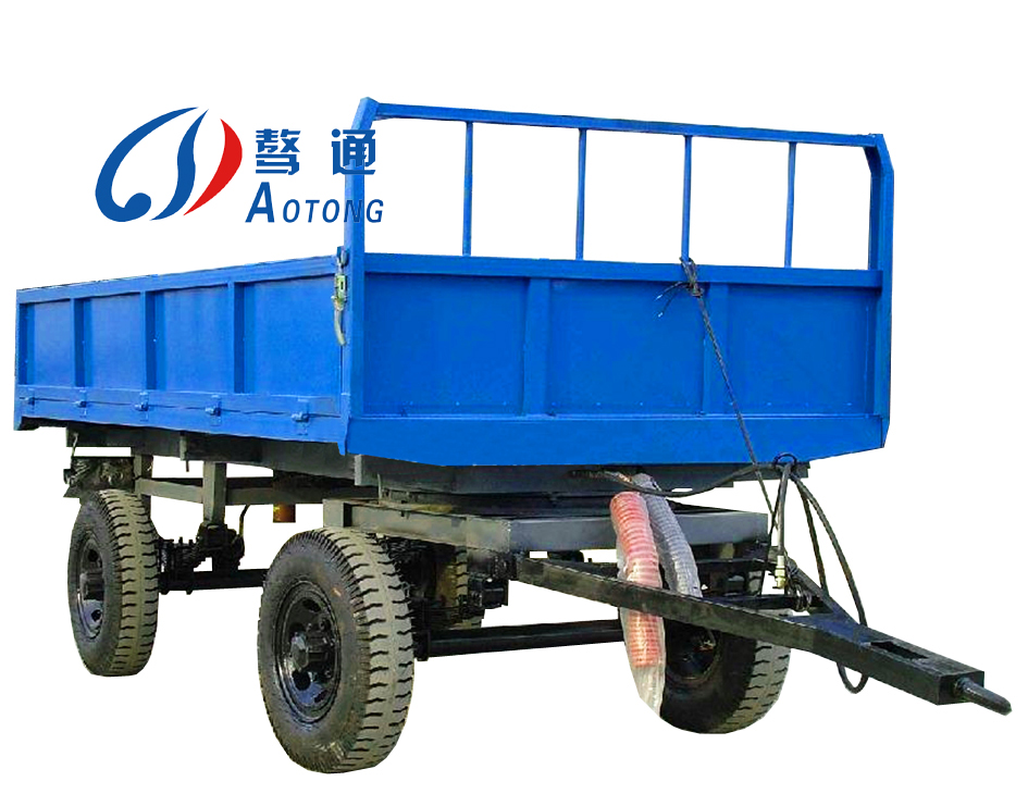 12R22.5 Tire 20tons 30tons Fence Trailer Bulk Cargo Tractor Hydraulic Dump Full Trailer