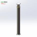 15m pneumatic telescopic mast 400kg payloads NR-3.4-15-400N-7S-160-316