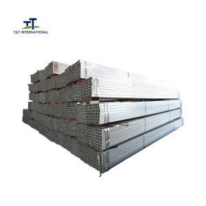 China Scaffolding  Welded Pre Galvanized Steel Square Tubing Cold Rolled Non Secondary on sale