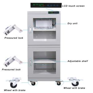 Wholesale 4 Casters Ultra Low Humidity Dry Cabinet / Electronic Humidity Control Cabinet For Camera from china suppliers