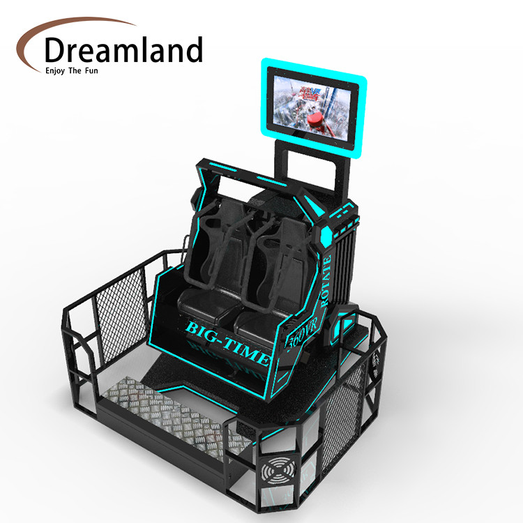 Black Immersive Entertainment Experience VR 360 Game Machine For Kids Age 8 Years