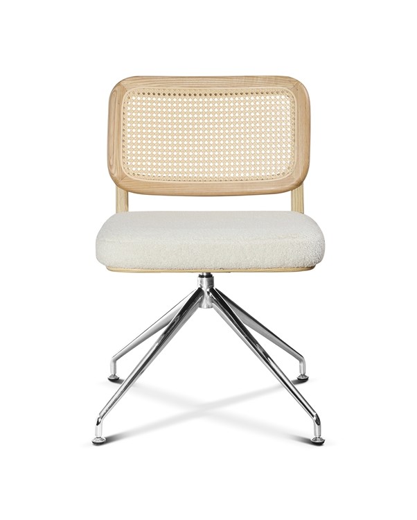 4 Star Base Ergonomic Rattan Office Chairs