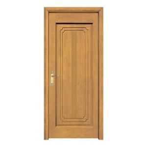 China 100% Solid Wood Entrance Doors 208cm European Style Interior Wooden Door on sale