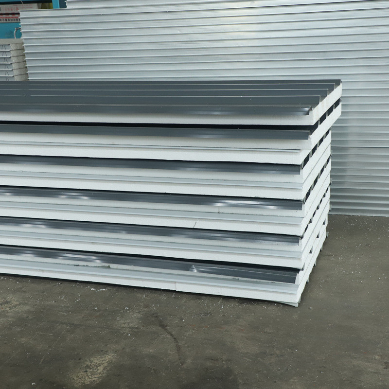 Ceiling Partition Wall Eps Sandwich Panel Heat Insulation 6-20kg/M3