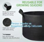 Heavy Duty 300G Thickened Nonwoven Plant Fabric Pots Strap Handles Garden Plant