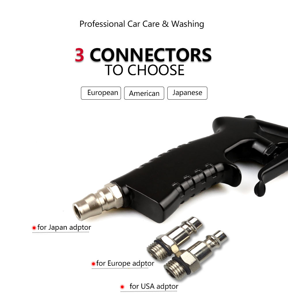 Black Tornador For Aluminum Car Washing Gun With High Power