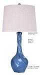 Modern Chrome Ceramic Vase Lamp D13*31" With Cream Drum Shade