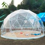 Temporary Geodesic Dome Tent Transparent Pvc Roof For Outdoor Events