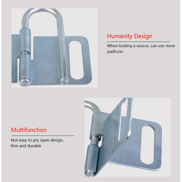 BOSHI Customized Design Industrial Steel Material Safety Lockout Hasp