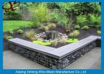 Zinc-Al Coated Welded Gabion Wire Mesh Green / Yellow / White Color available