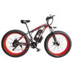 16000mAH 26 Inch Fat Tire Electric Bike 80km Pedal Assist Mode 12.5mps