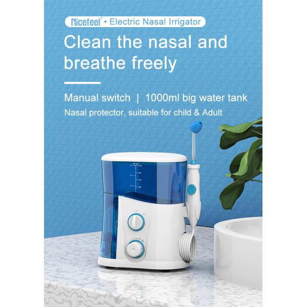 IPX7 Desktop Electric Nasal Irrigator With 1000ml Tank