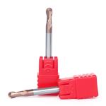 1mm 3mm 4mm ball nose end mill cutter for stainless steel double flute TiSiN