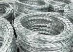 SS304 Razor Blade Barbed Wire For Military Sites Governments