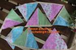 Lace Trimming Flag Banner HOLIDAY Decoration Halloween Softtextile Lace Fabric,