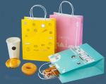 Embossed Printing Paper Bag 250gsm Printed Paper Carrier Bags
