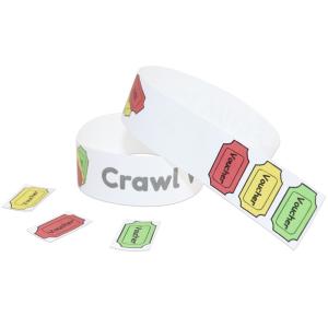 Wholesale Adjustable Paper Event Wristbands from china suppliers