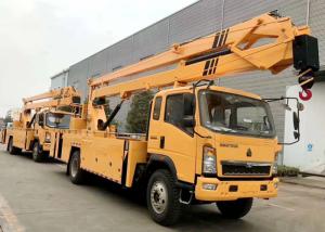 Wholesale Sinotruck HOWO 4x2 RHD 20m 22m Telescopic Boom Aerial Lift Truck from china suppliers