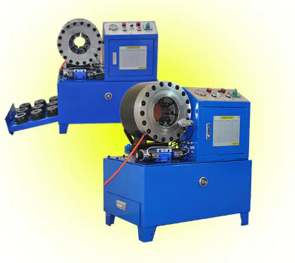 3KW / 4KW DX68 Hydraulic Hose Crimping Machine With 10 Sets Of Dies