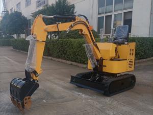Wholesale Multi accessories rubber track farm use 1ton mini excavator for Canada from china suppliers