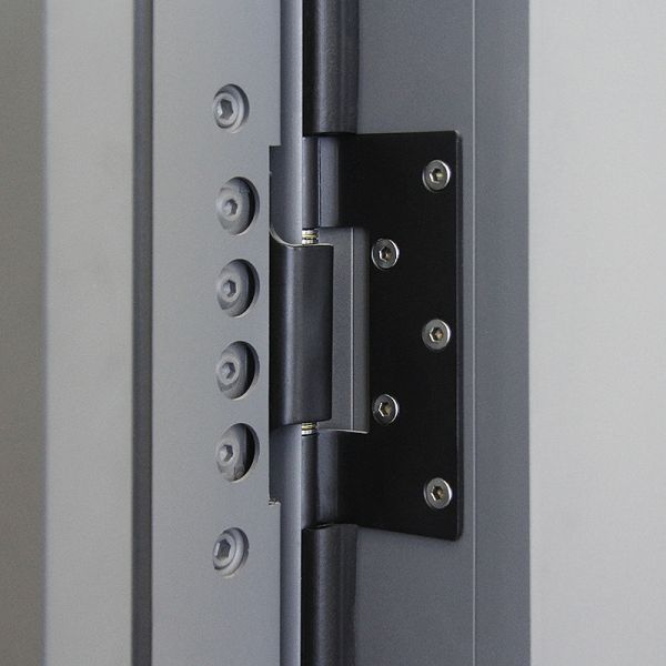 Durable Villa Pivot Door Security LED Handle System Custom Color