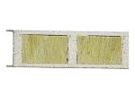 Mgo Rock Wool Magnesium Oxide Boards , Anti Bacterial Sandwich Wall Panel