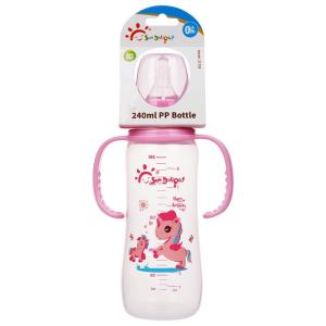 Wholesale PP Double Handle 8oz 240ml Newborn Baby Milk Bottle from china suppliers